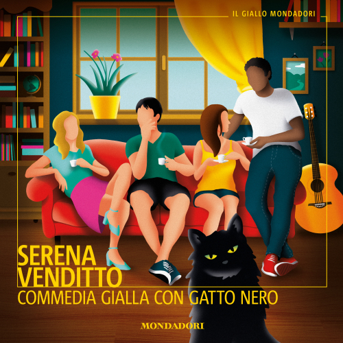 Commedia gialla con gatto nero