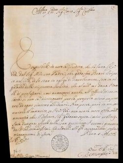 Lettera di Bentivoglio, Marco Cornelio a Gonzaga, Silvio Gaetano
