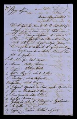 Lettera di Corradi, Alfonso a Cittadella, Luigi Napoleone