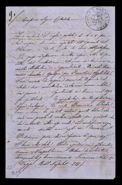 Lettera di Corradi, Alfonso a Cittadella, Luigi Napoleone