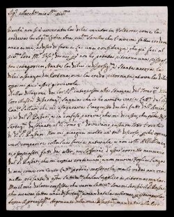 Lettera di Guarnacci, Mario a Venuti, Benvenuto Giuseppe