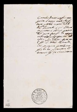 Lettera di Bentivoglio, Marco Cornelio