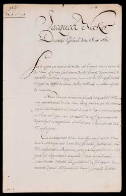 Lettera di Necker, Jacques