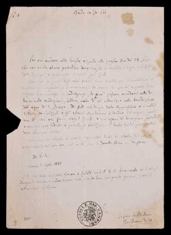 Lettera di Perrone, Giovanni a Tirelli, Francesco