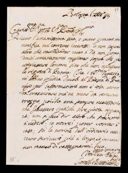 Lettera di Bentivoglio, Marco Cornelio