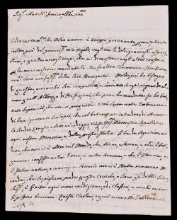 Lettera di Guarnacci, Mario a Venuti, Benvenuto Giuseppe